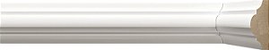 Rodameio Boiserie MDF Branco 40x15 mm - modelo 400 -preço por barra com 2,40 metros lineares