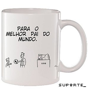 Caneca Branca Melhor pai do Mundo