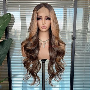LACE FRONT KAMILLA CASTANHO ILUMINADO 13 x 4