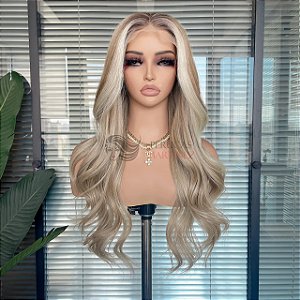 LACE FRONT KAMILLA LOIRA COM MECHAS 13 x 4