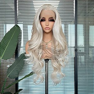 LACE FRONT JADE LOIRO PLATINADO 13 x 4