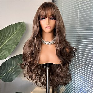 Wig Jade Castanho Avelã Natural