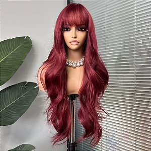 WIG JADE VERMELHO BORDÔ