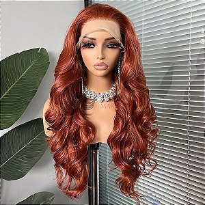 FULL LACE FRONT JADE RUIVO ACOBREADO INTENSO 13 X 6