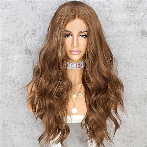 LACE FRONT JADE CASTANHO CLARO