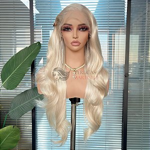 LACE FRONT JADE LOIRA PLATINADA 13 X 3
