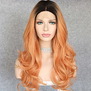 LACE FRONT VÂNIA CORAL OMBRE