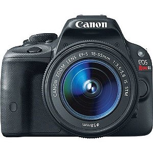 Câmera DSLR Canon EOS Rebel SL1 com Lente 18-55mm STM