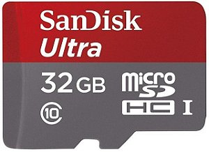 Cartão de Memória SanDisk MicroSD Ultra 48MB/s 32GB