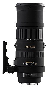 Lente Sigma DG 150-500mm f/5-6.3 para Canon