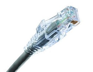 PATCH CORD 4P RJ/RJ CAT.5E 05 FT CINZA UNIPRISE