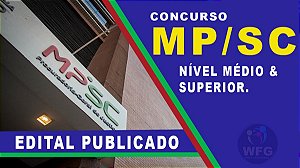 CURSO ONLINE PÓS-EDITAL MP/SC  2022-  ANALISTA EM ASSISTÊNCIA SOCIAL  - NÍVEL SUPERIOR (( EDITAL PUBLICADO))