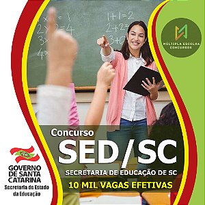 CURSO ONLINE SED/SC - SECRETARIA EDUCAÇÃO DE SC - PEDAGÔGO / COORDENADOR PEDAGÓGICO - PRÉ  E PÓS-EDITAL   - ( Edital Autorizado)