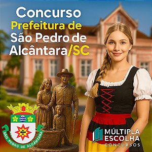 Curso Online Pref. São Pedro de Alcântara/SC Efetivos ** ASSISTENTE SOCIAL CRAS ** Nível Superior