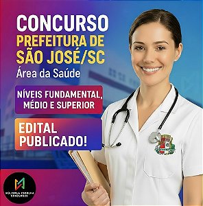 CURSO ONLINE PREF. SÃO JOSÉ/SC  - ÁREA DA SAÚDE - ** PSICÓLOGO ** NÍVEL SUPERIOR