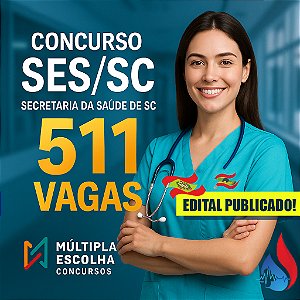 CONCURSO SES/SC 2025 PÓS-EDITAL ** MATÉRIAS GERAIS NÍVEL SUPERIOR ** EDITAL PUBLICADO!
