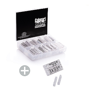 Kit Combo 190 peças - Cristal com Preto (p/ Vestuário)