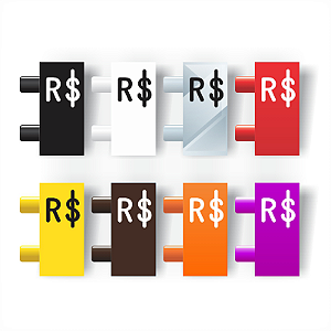 Pacote Avulso c/30 Unidades - R$ (Real Cifrão)