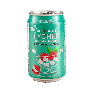 Suco de Lichia com Nata de Coco 320ml - Chin Chin