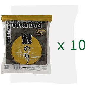 Kit 10un. Nori Yakinori 50fls 140g - Mac Gold