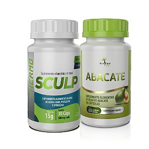 Sculp Thermo  + Abacate 60 cáps. - COMBO 12X