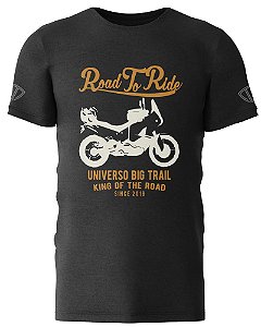 CAMISETA UBT ROAD TO RIDE - PRETA