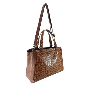 Bolsa TopGrife Couro Caramelo