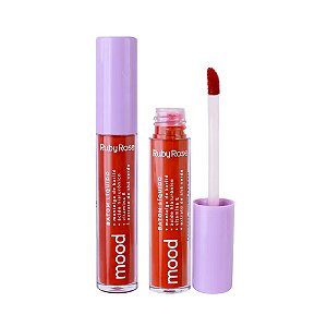 Batom Líquido Feels Mood Ruby Rose Cor 16 Relief HB566