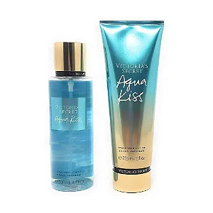 Victoria Secrets Aqua Kiss Body Lotion 236ml +Body Splash 250ml