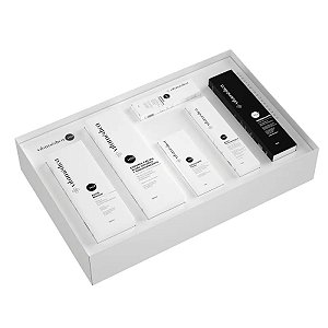 Kit Água Micelar, Esfoliante Facial, Espuma Ácido Glicólico