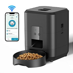 Alimentador inteligente para animais de estimação, alimentador automático para g