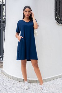 Vestido Curto Evasê Com Manga Em Barra Italiana Constança