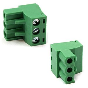 CONECTOR 5,08MM FEMEA 03 VIAS - PN: KF2EDGK-5.08-03P/IMP