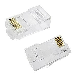 PLUG RJ45 - CAT6 - 8X8 - C/ GUIA