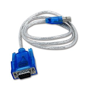 CABO CONVERSOR SERIAL RS232 HL340 DB9 MACHO USB
