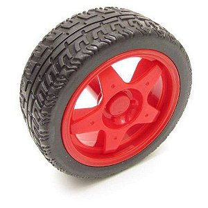 RODA 65 MM VERMELHO