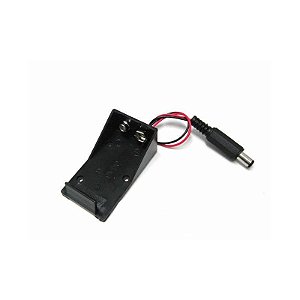 CASE PARA BATERIA 9V COM SAIDA P4