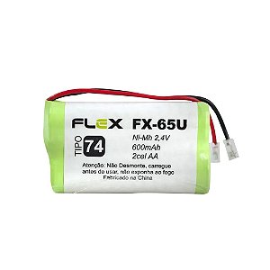 BATERIA P/ TELEFONE SEM FIO MOD. FX-65U 2.4V 600MAH