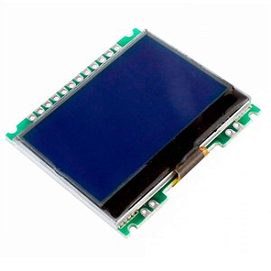 DISPLAY LCD SPI 128x64 JLX12864G-086 C/ FUNDO AZUL
