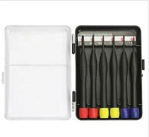 CHAVE RELOJOEIRO KIT FENDA + PHILIPS C/ 6PECAS