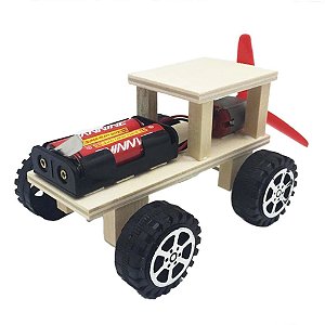 KIT EDUCACIONAL VEICULO DE MADEIRA DIY