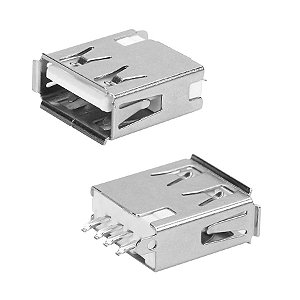 CONECTOR USB PCI - A FEMEA - 180 GRAUS
