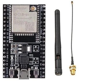 MODULO WIFI + BLUETOOTH WROOM-32U NODEMCU COM ANTENA E CABO