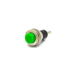 CHAVE PUSH BUTTON 2 POLOS 8MM - VERDE