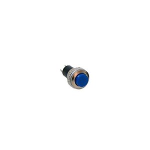 CHAVE PUSH BUTTON 2 POLOS 8MM - AZUL