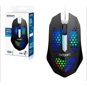 MOUSE OPTICO COM FIO - MSC33 EXBOM
