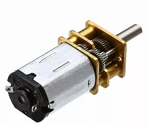 MOTOR DC 6V COM CAIXA DE REDUCAO 150RPM N20