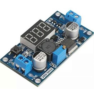 REGULADOR LM2596 COM DISPLAY VOLTIMETRO