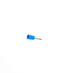 Terminal Tubular Tipo Ilhós Isolado 1,0mm Azul