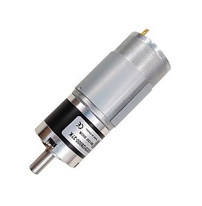 MOTOR DC COM REDUCAO METALICA REVERSIVEL PG36-RS555 12V 295RPM - EIXO 8MM